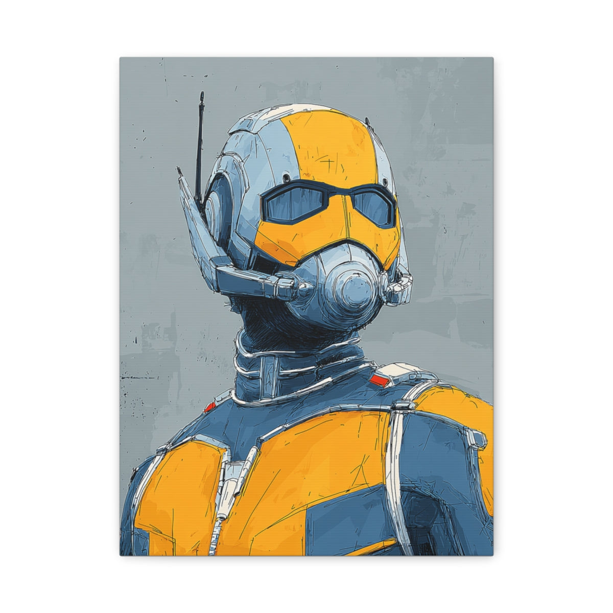 Hero-Verse Canvas Art - Bold Comic-Inspired Wall Print