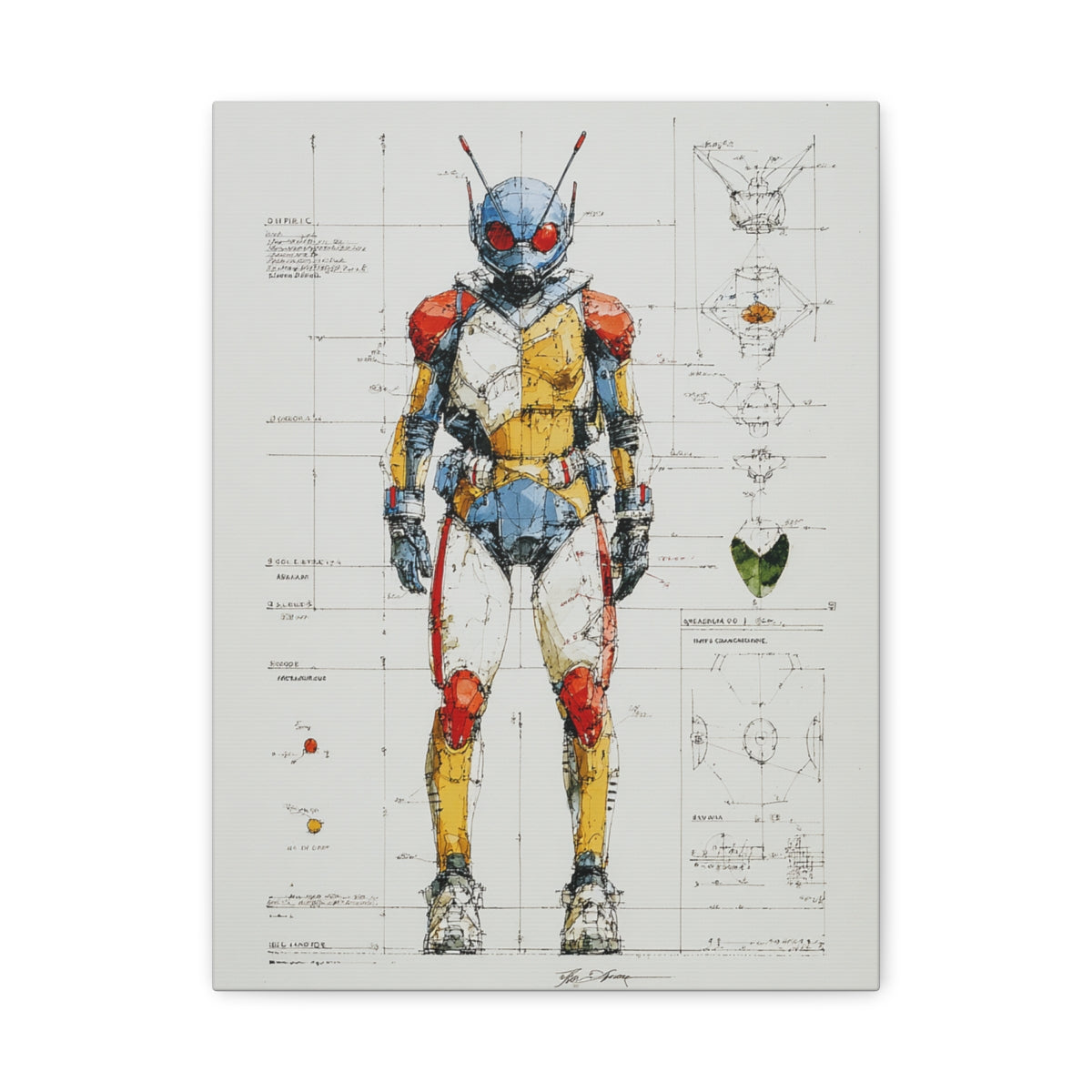 Hero-Verse Canvas Art - Bold Comic-Inspired Wall Print