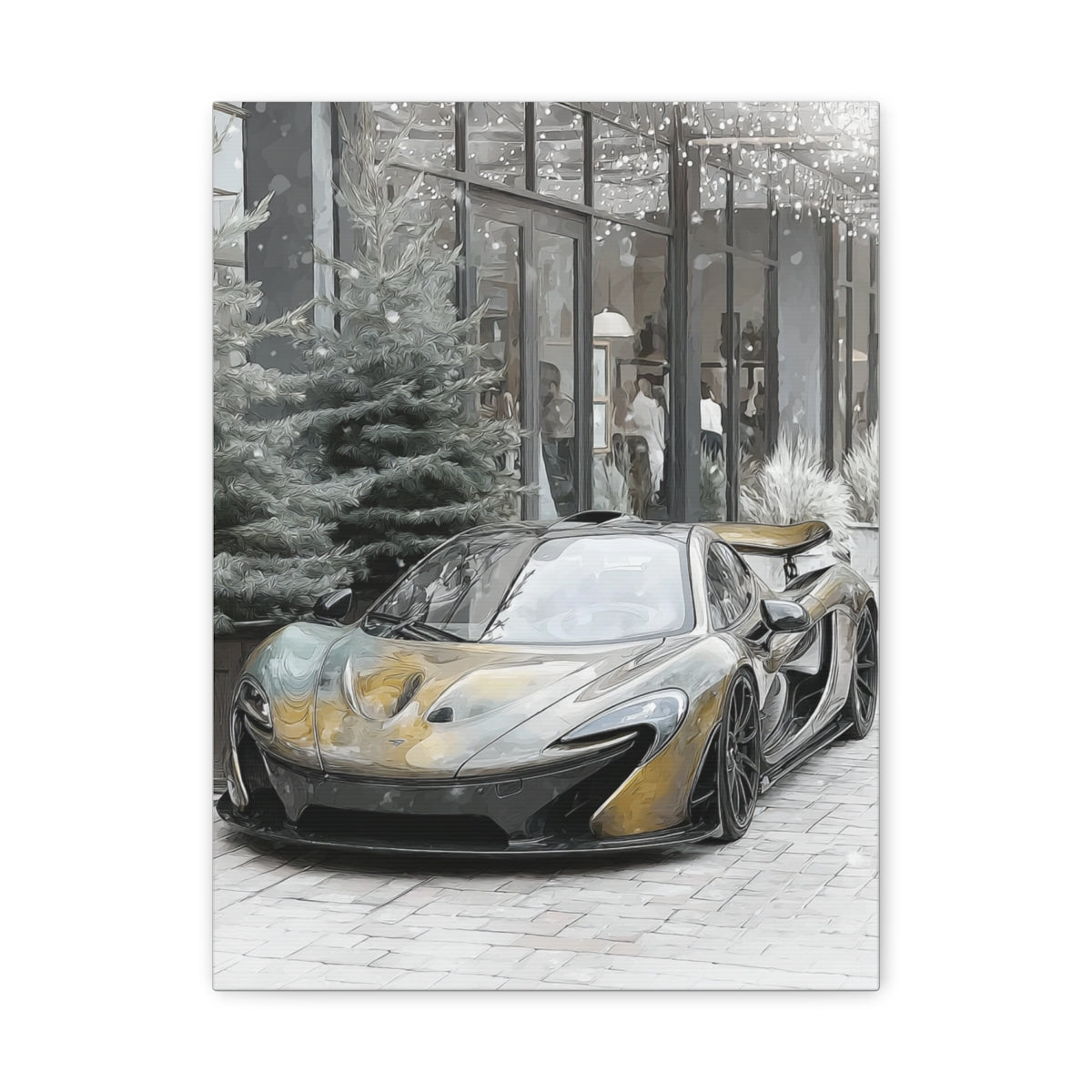 Iconic Sports Car Gallery Canvas