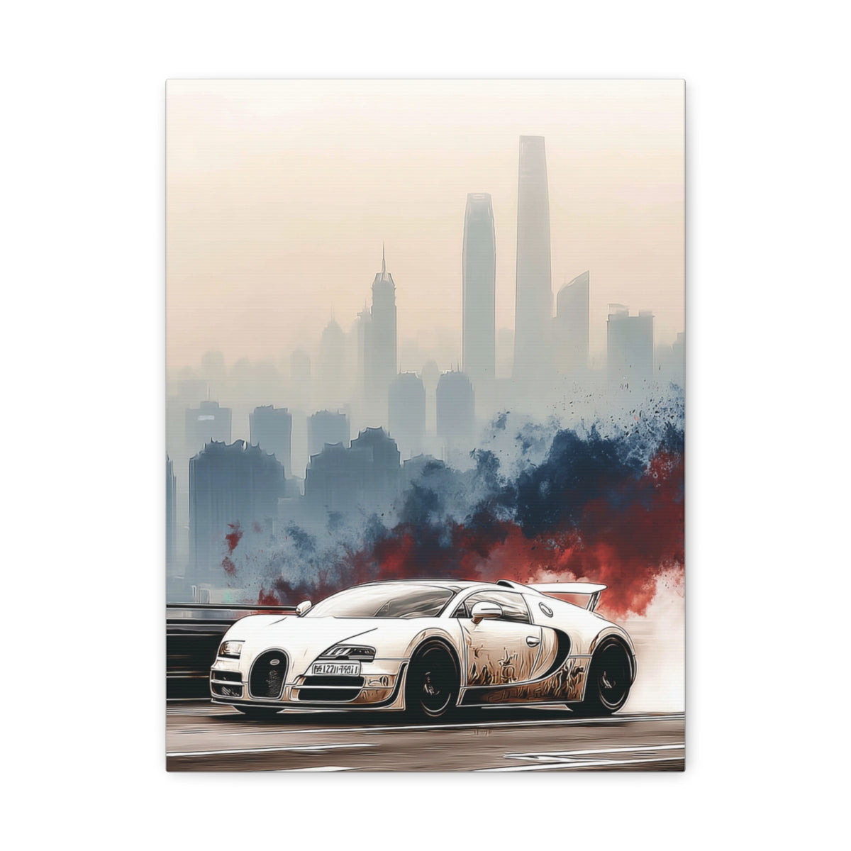 Iconic Sports Car Gallery Canvas