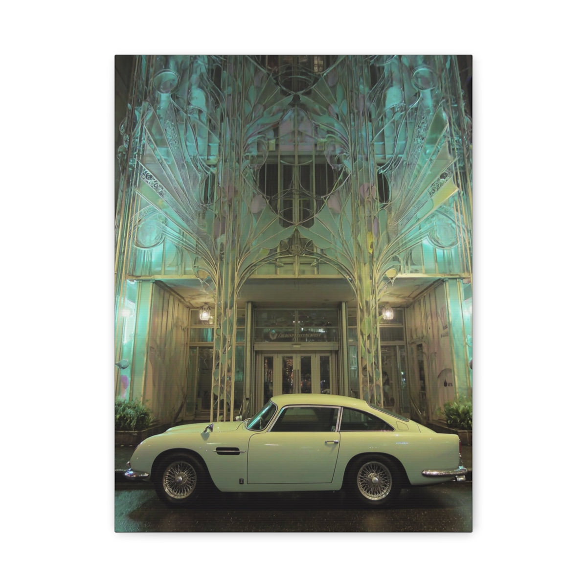 Iconic Sports Car Gallery Canvas