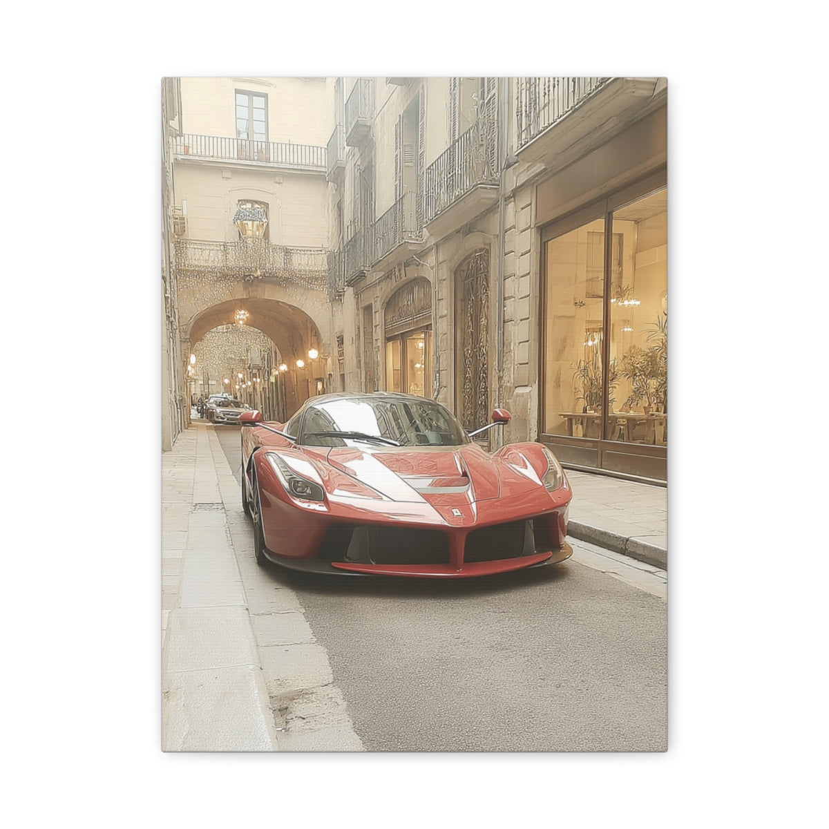 Iconic Sports Car Gallery Canvas