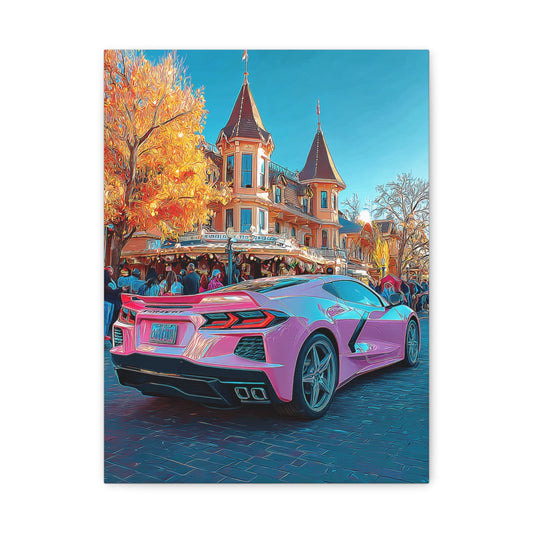 Iconic Sports Car Gallery Canvas