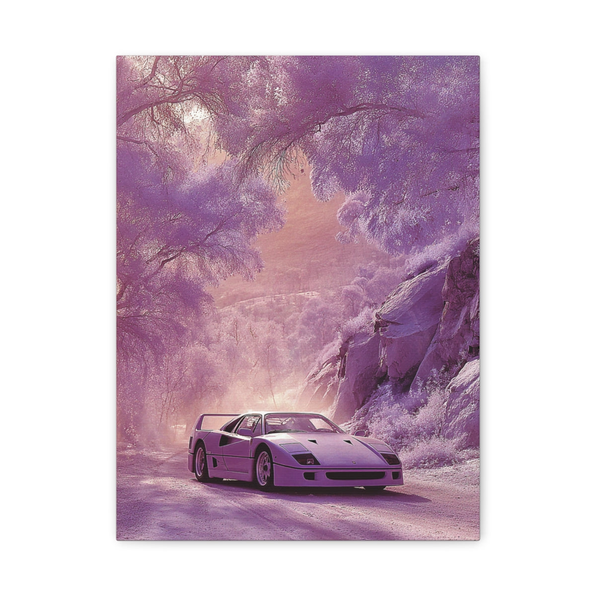 Iconic Sports Car Gallery Canvas