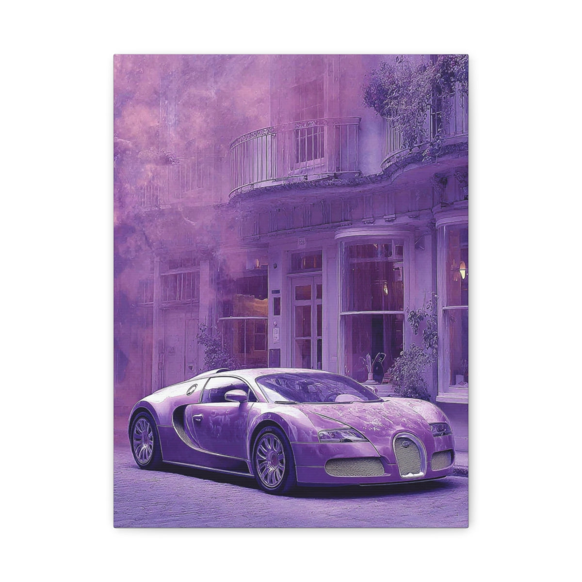 Iconic Sports Car Gallery Canvas