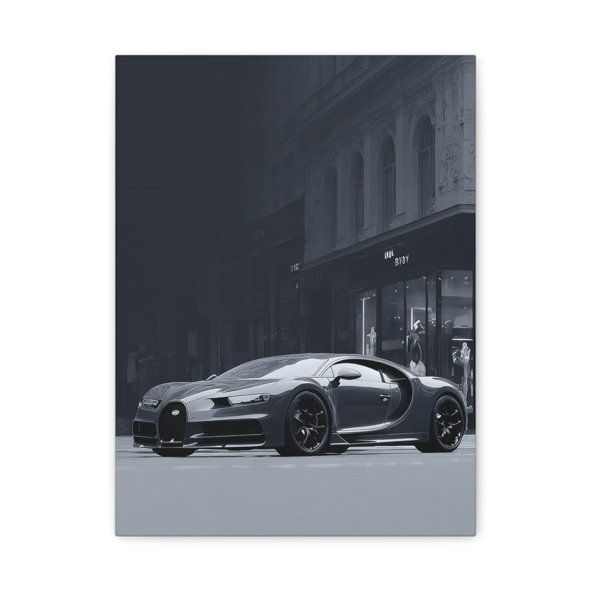 Iconic Sports Car Gallery Canvas
