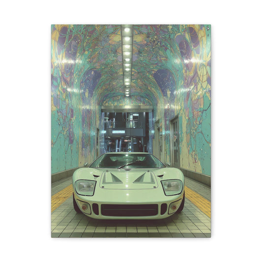 Iconic Sports Car Gallery Canvas