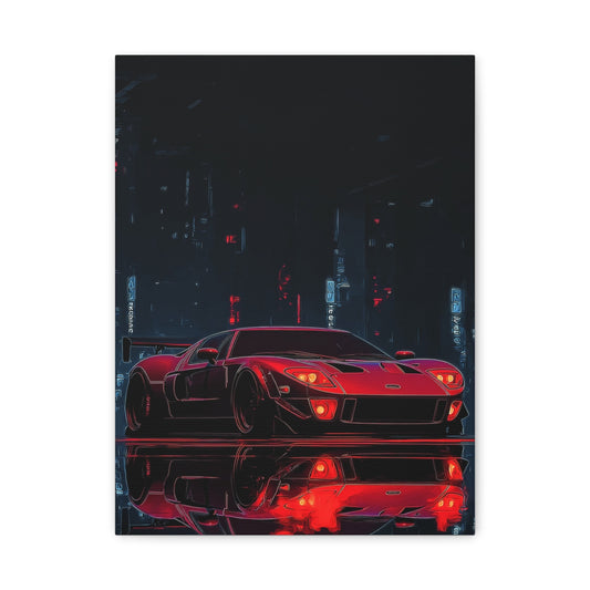 Iconic Sports Car Gallery Canvas