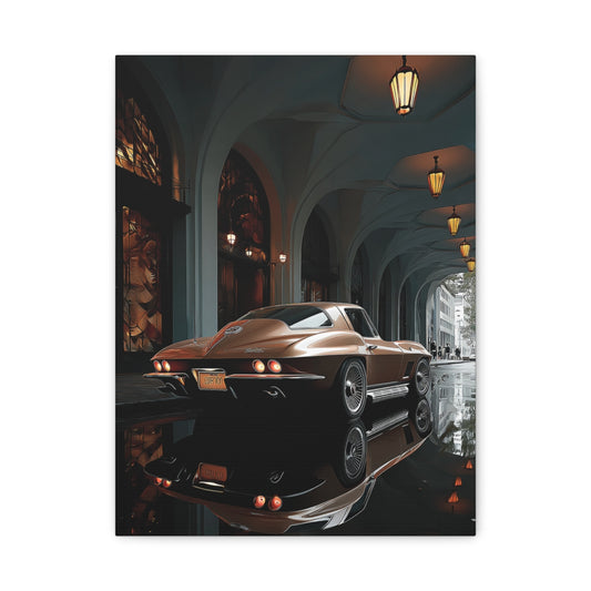 Iconic Sports Car Gallery Canvas