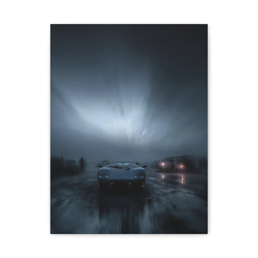 Iconic Sports Car Gallery Canvas