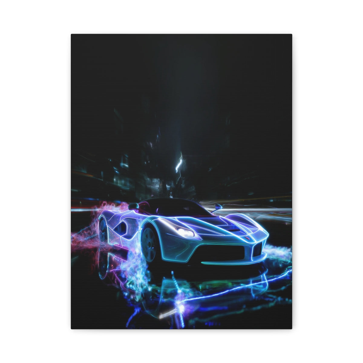 Iconic Sports Car Gallery Canvas