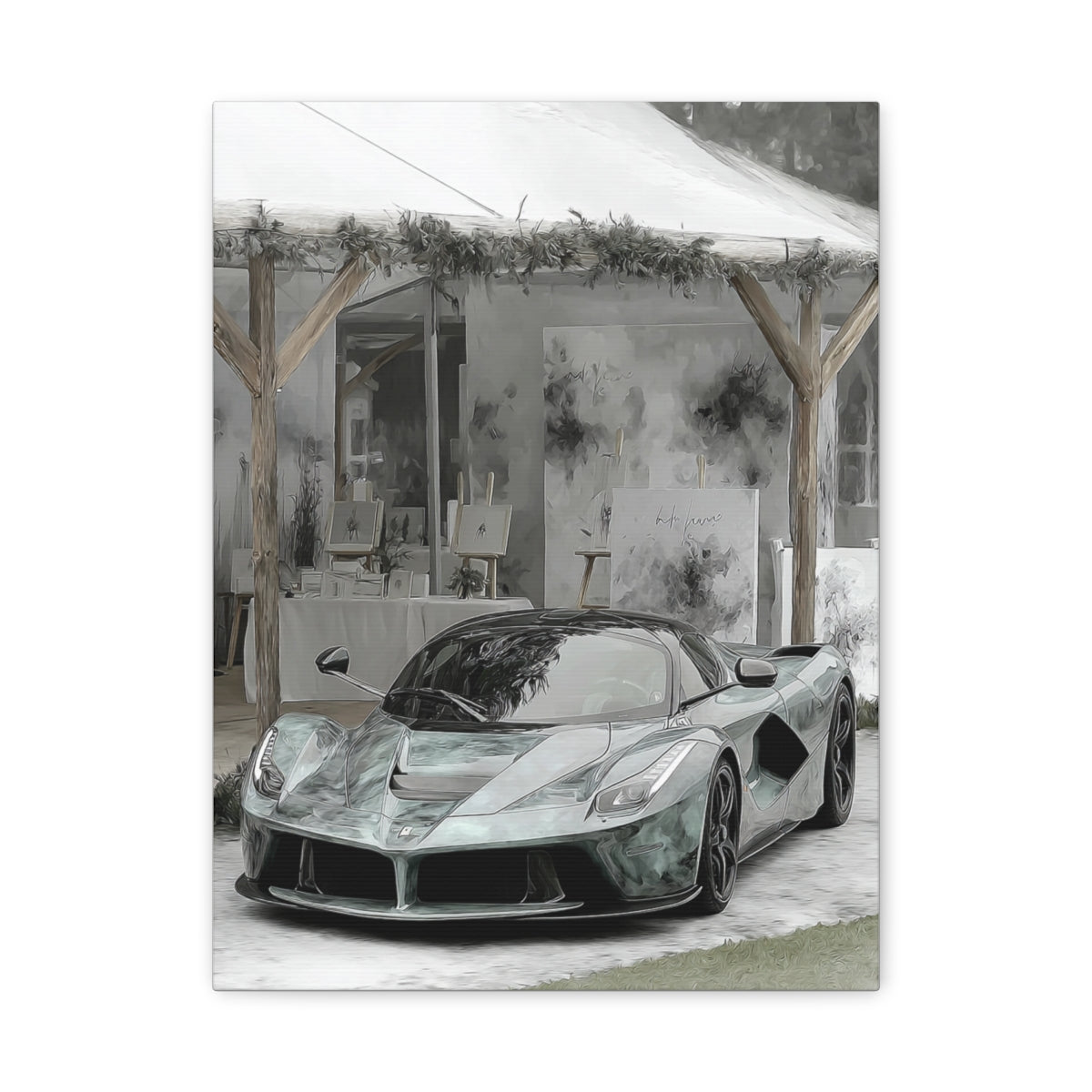 Iconic Sports Car Gallery Canvas