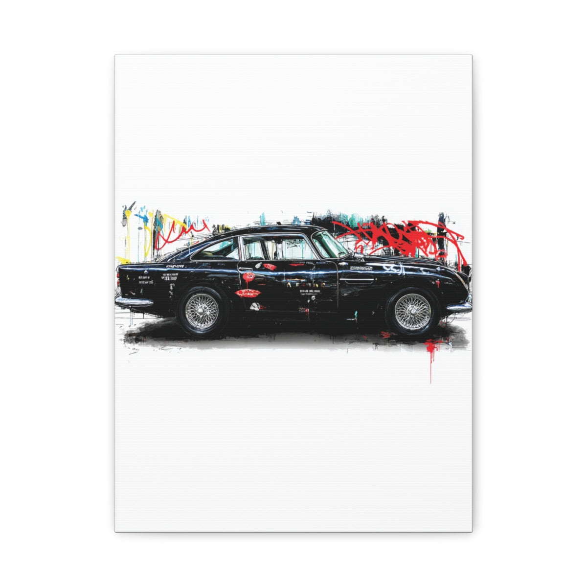 Iconic Sports Car Gallery Canvas