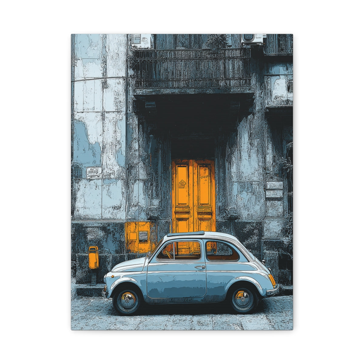 Iconic Sports Car Gallery Canvas