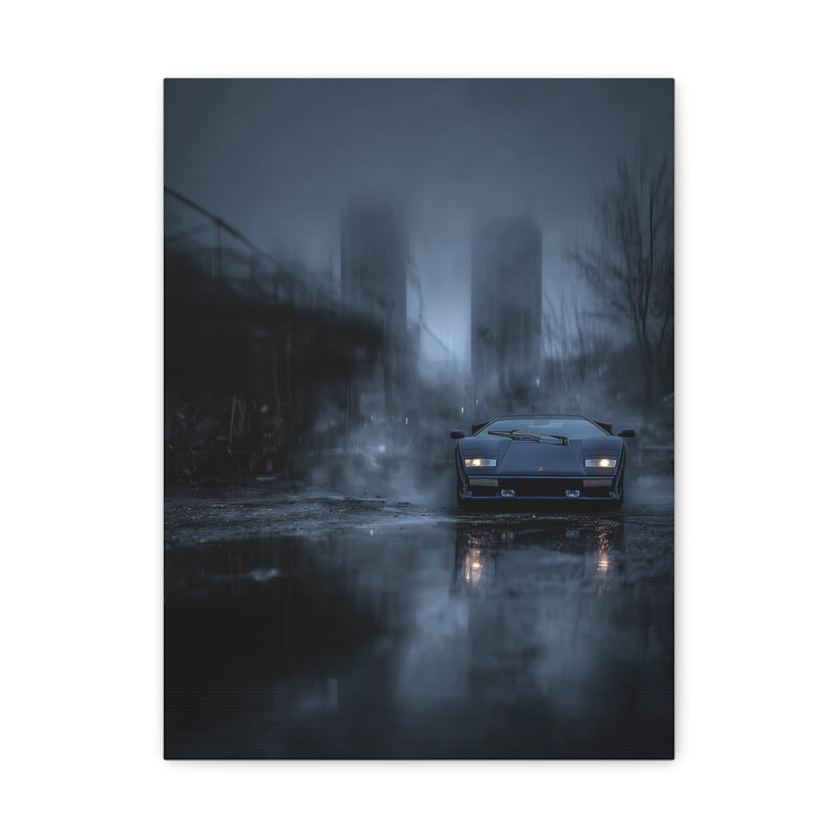 Iconic Sports Car Gallery Canvas
