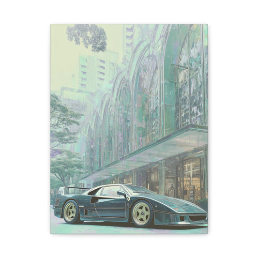 Iconic Sports Car Gallery Canvas