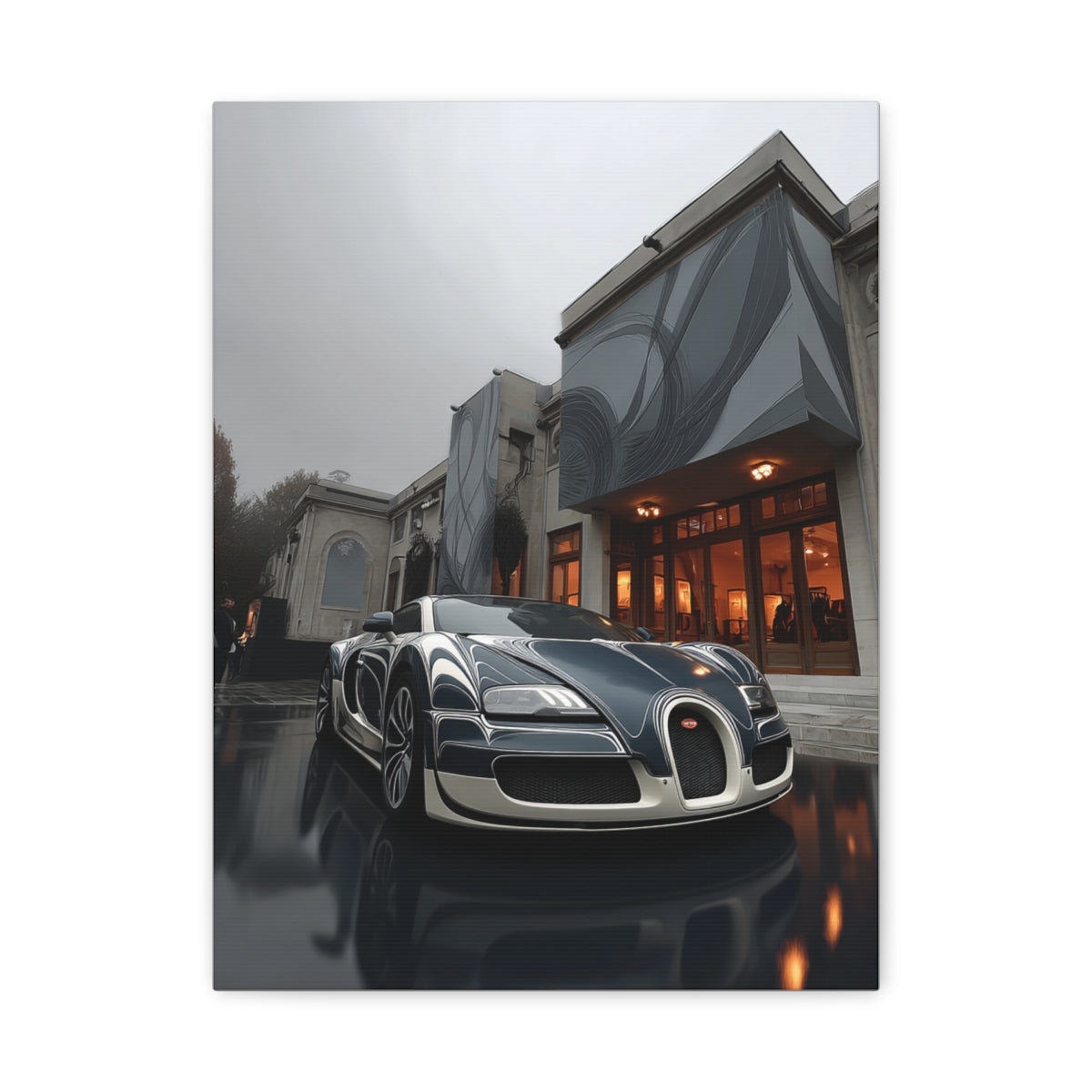 Iconic Sports Car Gallery Canvas