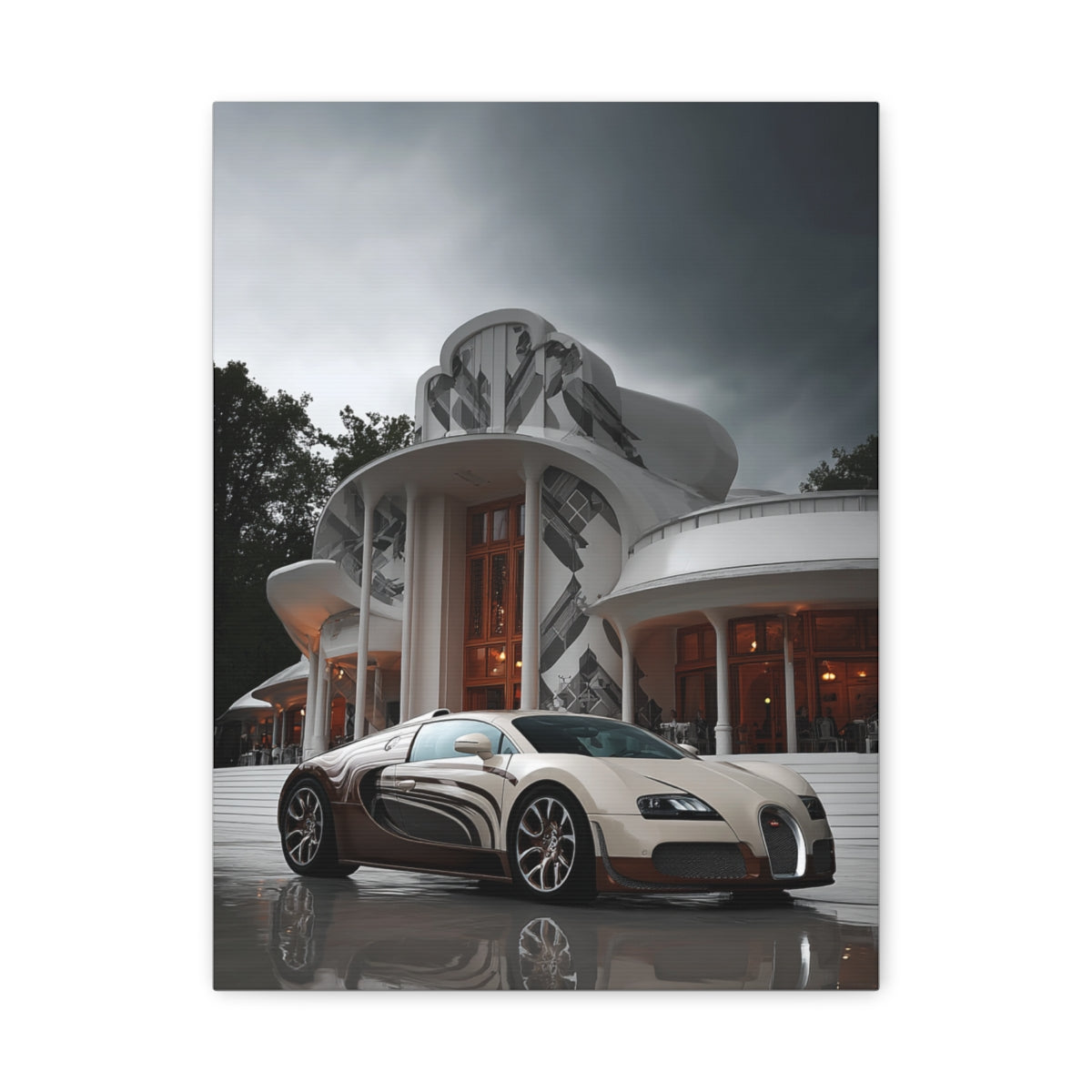 Iconic Sports Car Gallery Canvas