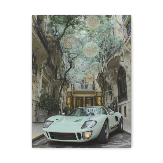 Iconic Sports Car Gallery Canvas