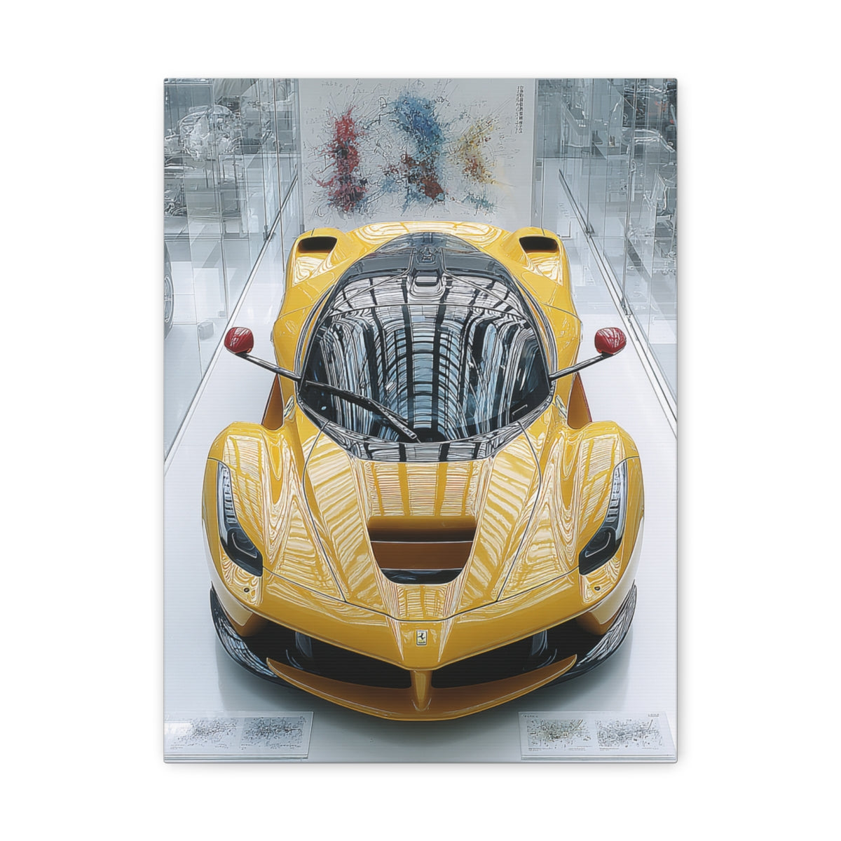 Iconic Sports Car Gallery Canvas