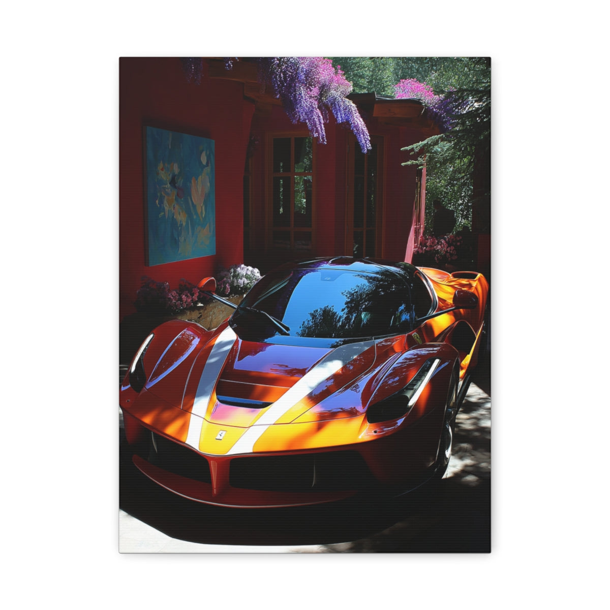 Iconic Sports Car Gallery Canvas