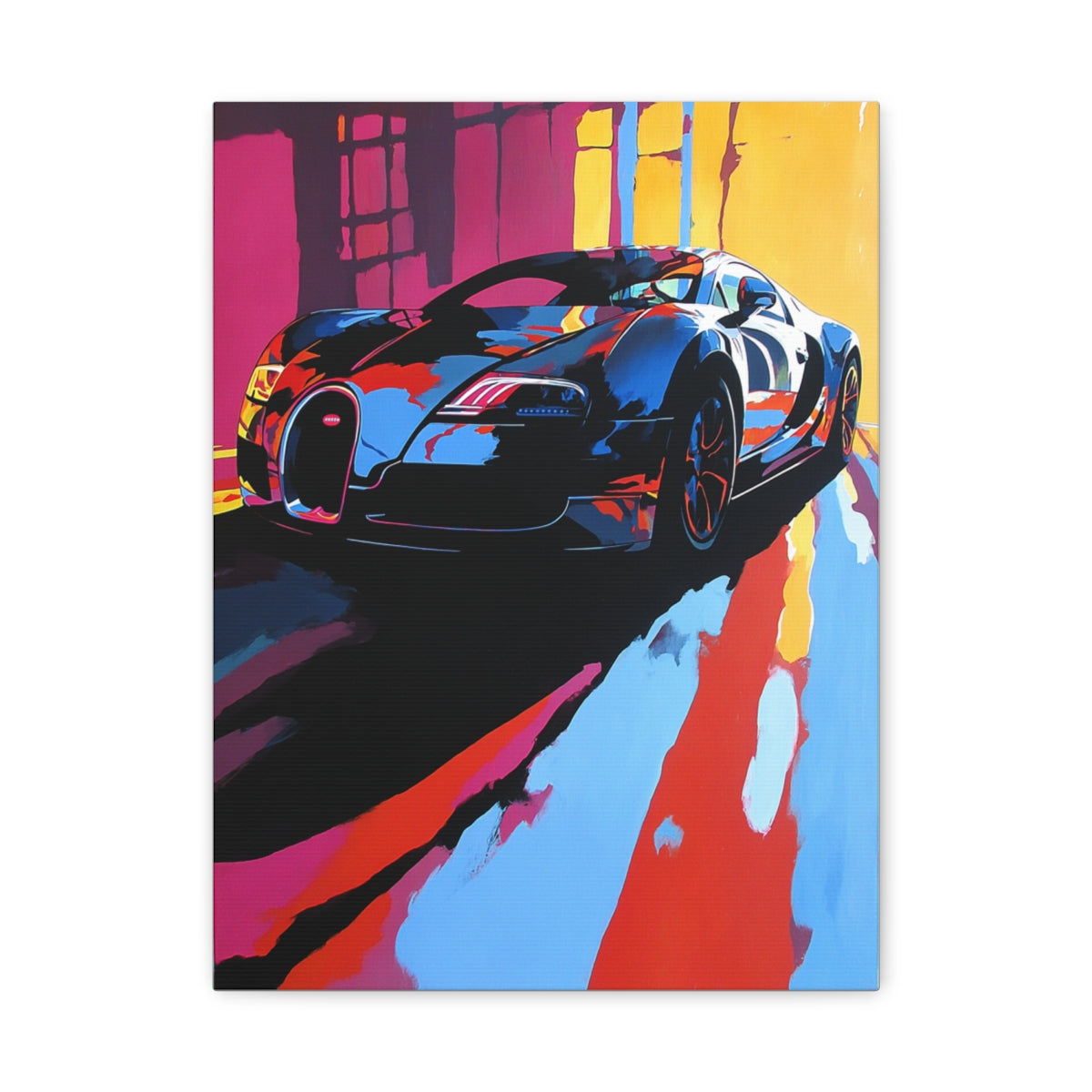 Iconic Sports Car Gallery Canvas