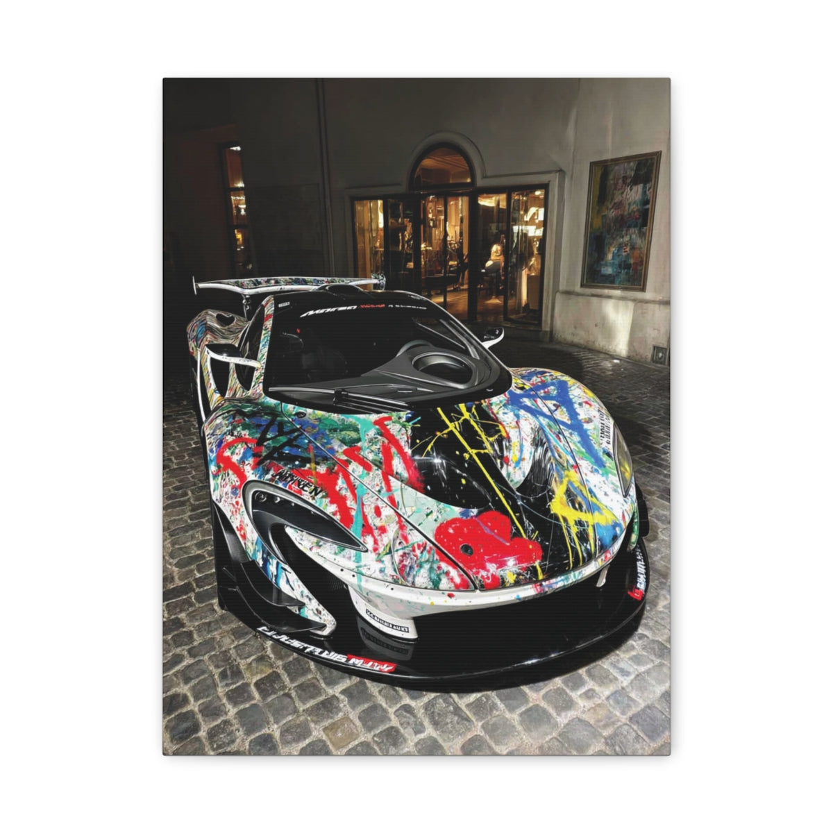 Iconic Sports Car Gallery Canvas