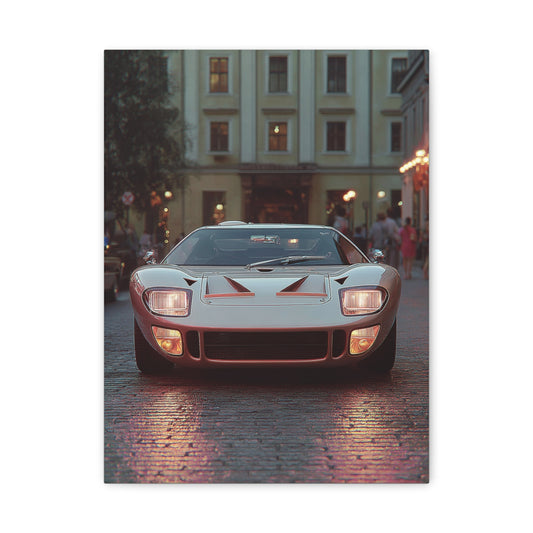 Iconic Sports Car Gallery Canvas