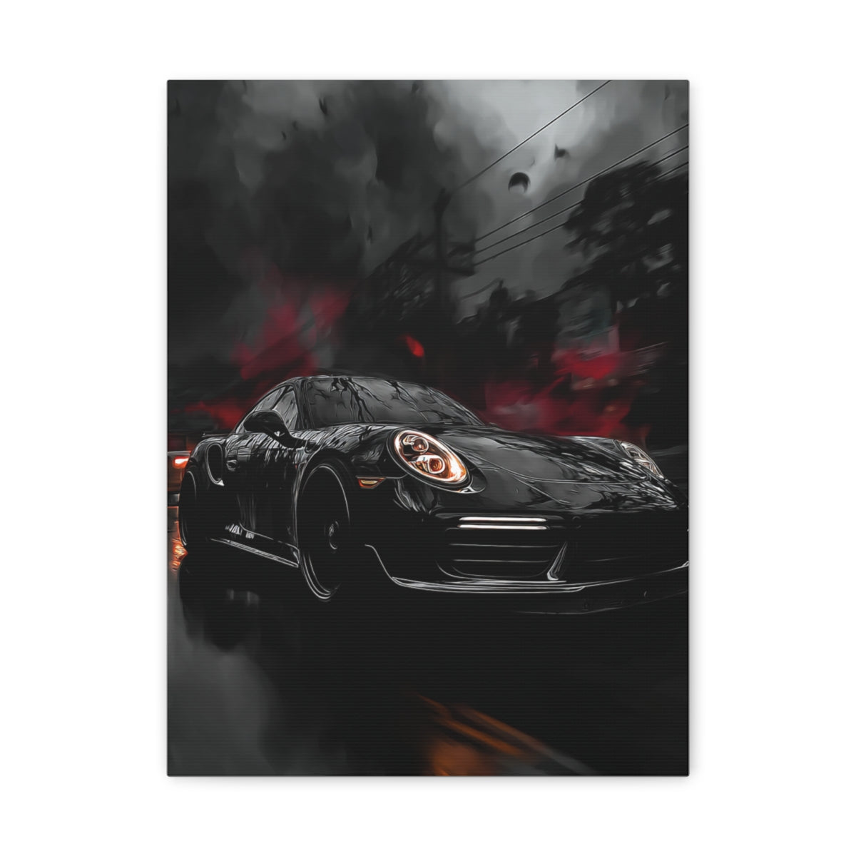 Iconic Sports Car Gallery Canvas