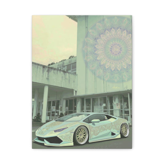 Iconic Sports Car Gallery Canvas