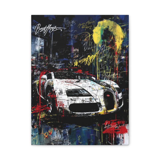 Iconic Sports Car Gallery Canvas