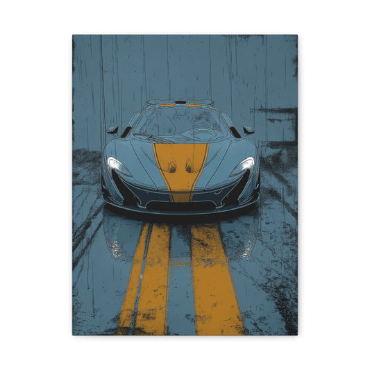 Iconic Sports Car Gallery Canvas