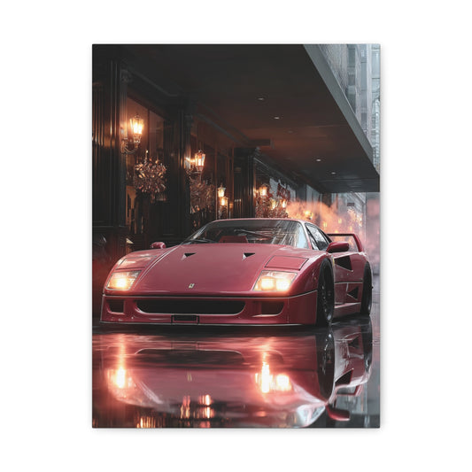 Iconic Sports Car Gallery Canvas