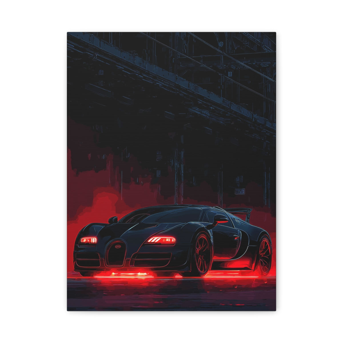 Iconic Sports Car Gallery Canvas