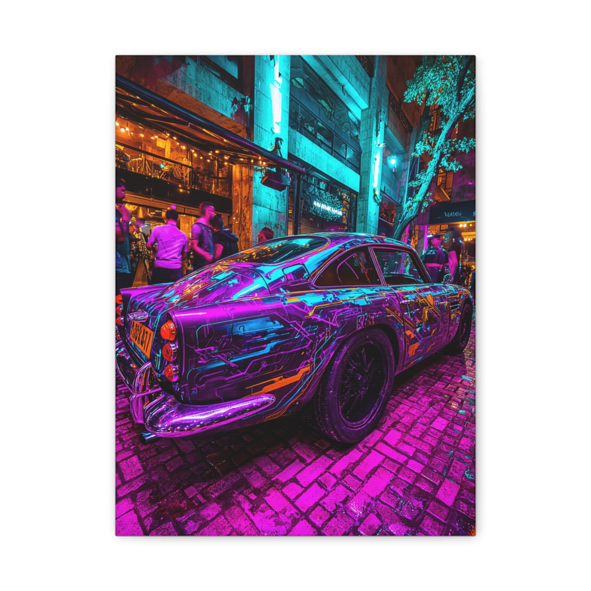 Iconic Sports Car Gallery Canvas