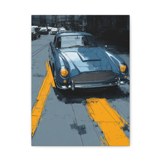Iconic Sports Car Gallery Canvas