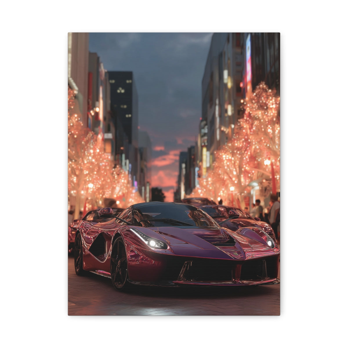 Iconic Sports Car Gallery Canvas