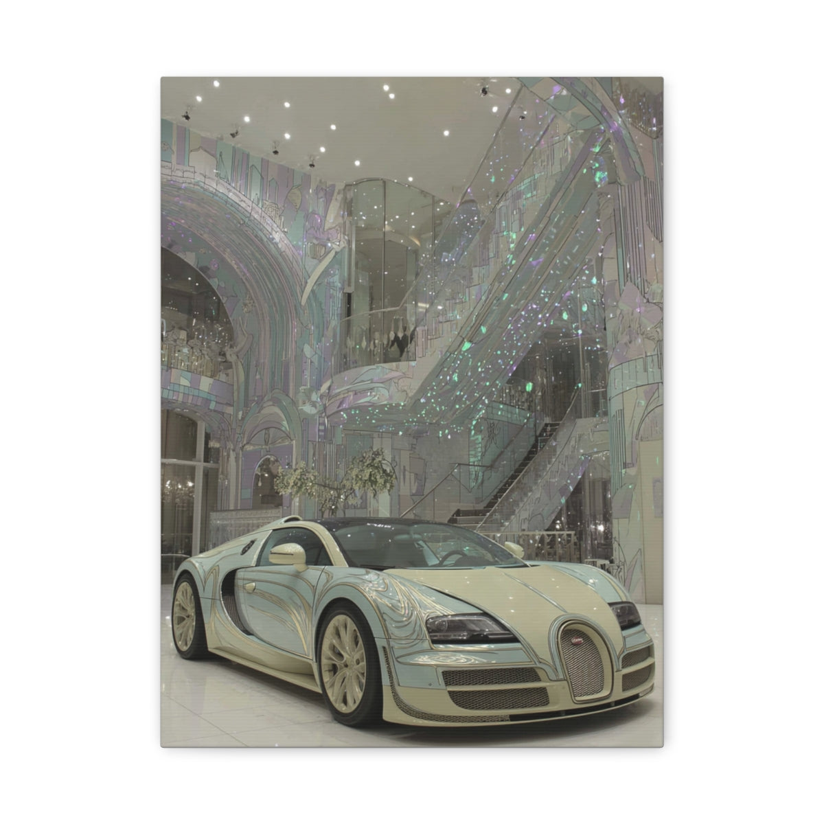 Iconic Sports Car Gallery Canvas