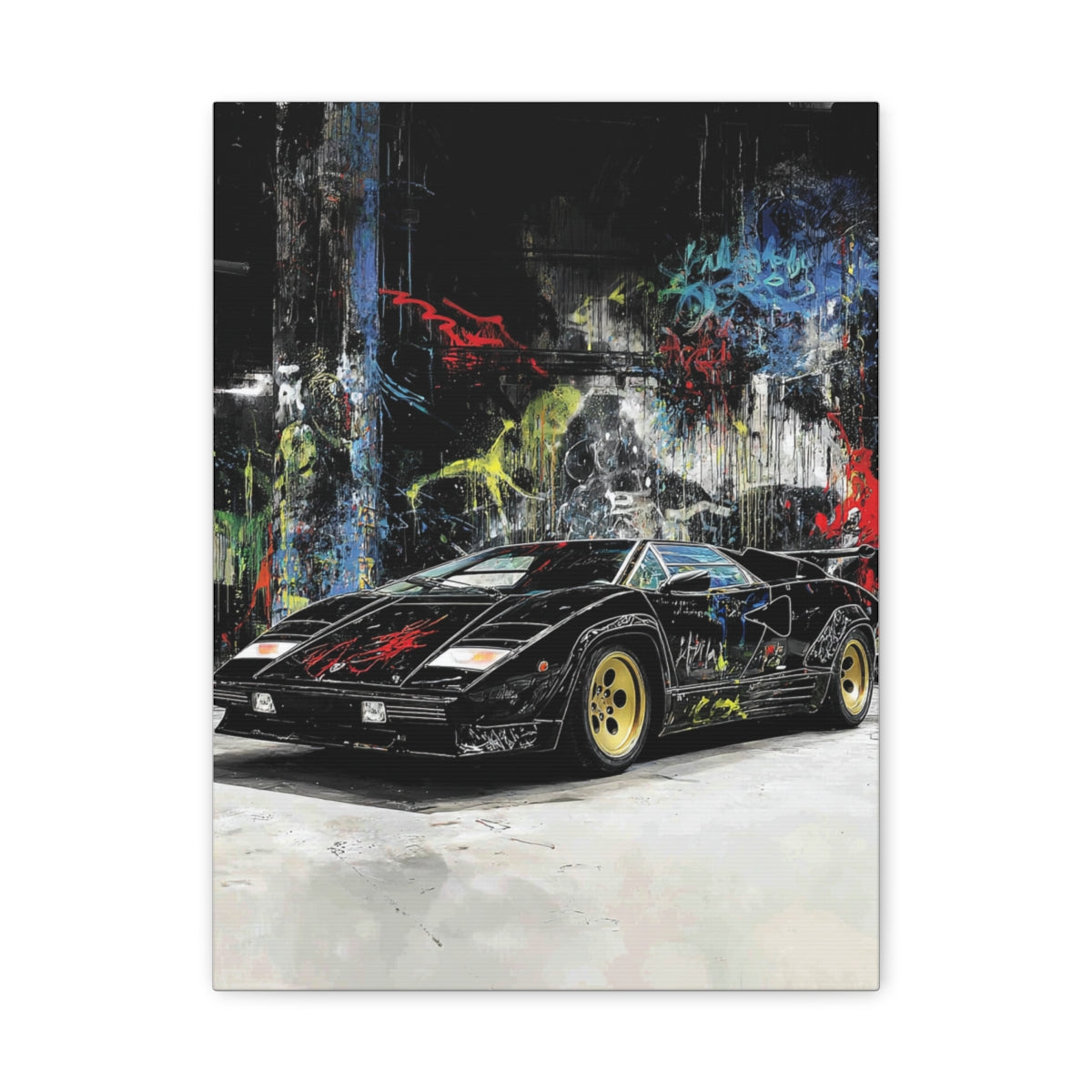 Iconic Sports Car Gallery Canvas