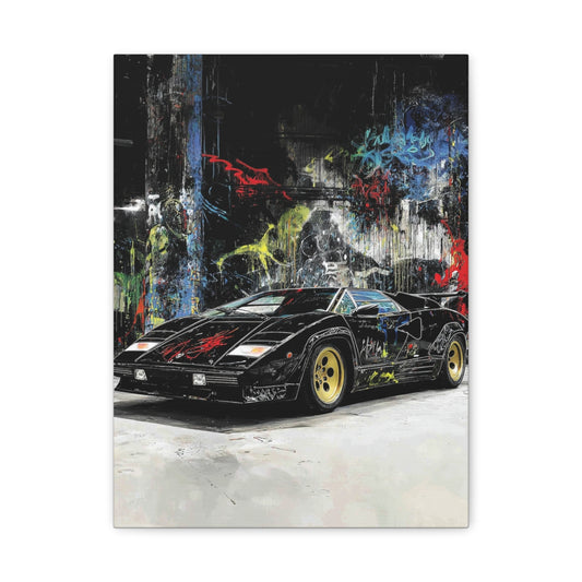 Iconic Sports Car Gallery Canvas