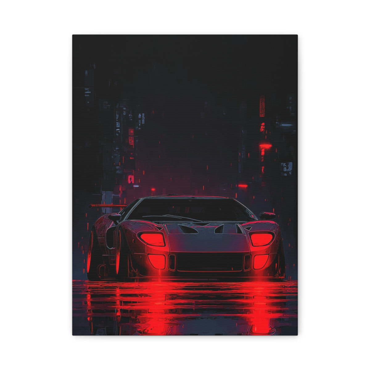 Iconic Sports Car Gallery Canvas