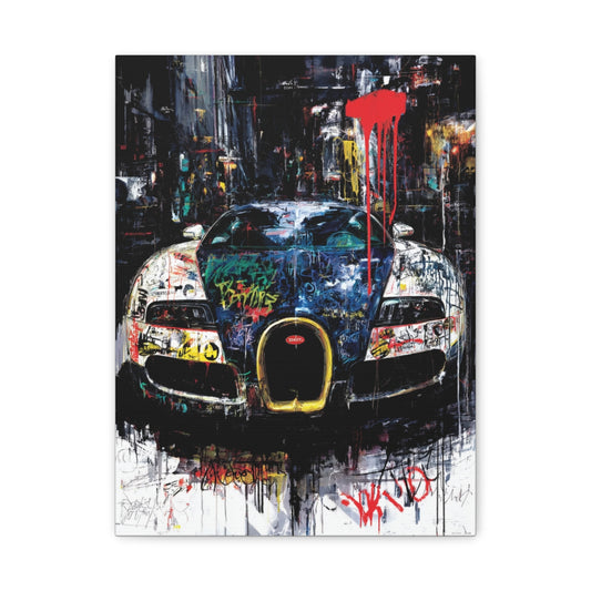 Iconic Sports Car Gallery Canvas