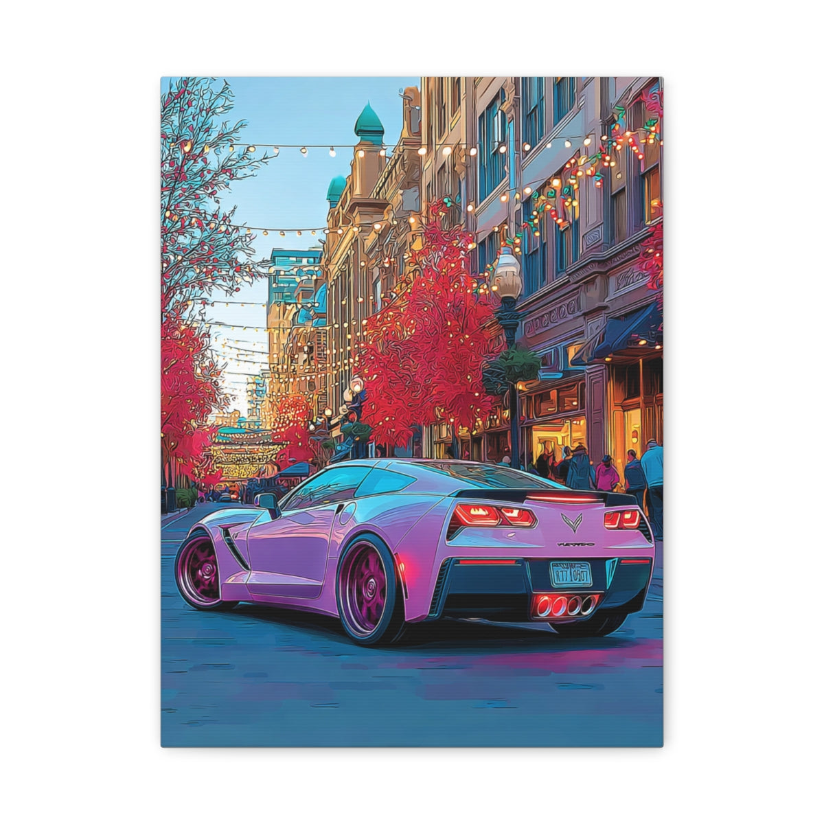 Iconic Sports Car Gallery Canvas