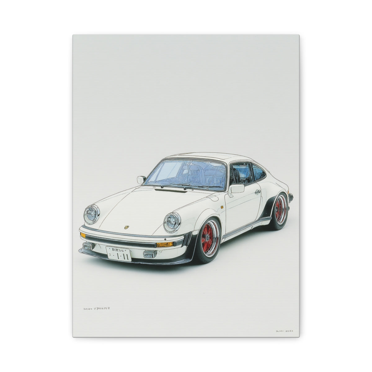Iconic Sports Car Gallery Canvas