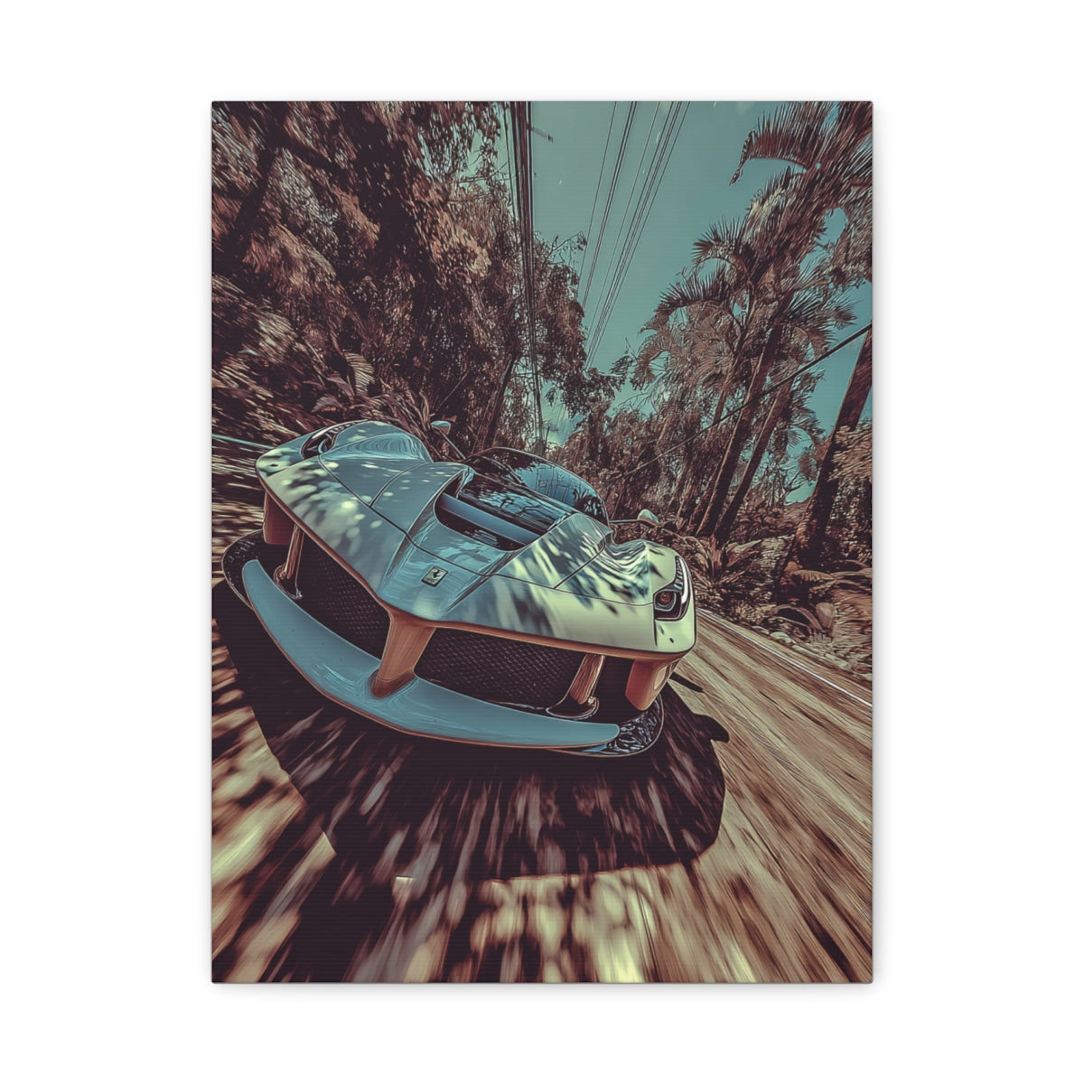 Iconic Sports Car Gallery Canvas