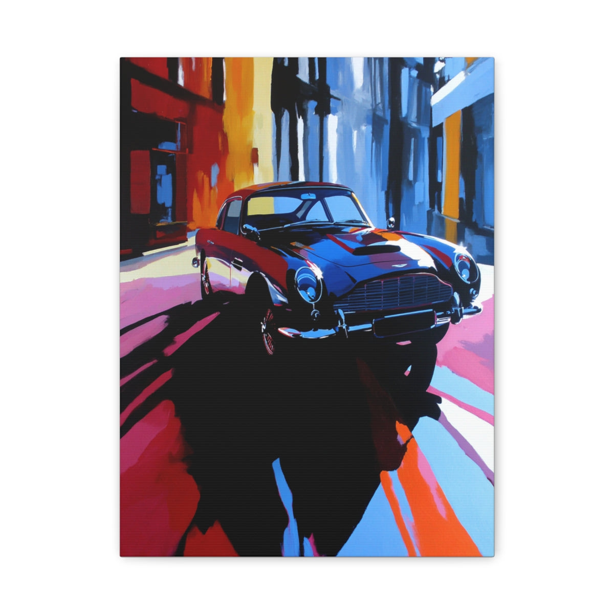 Iconic Sports Car Gallery Canvas