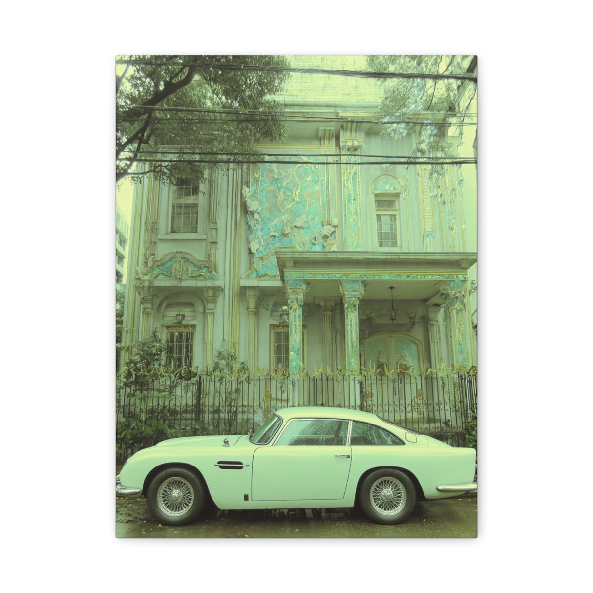 Iconic Sports Car Gallery Canvas