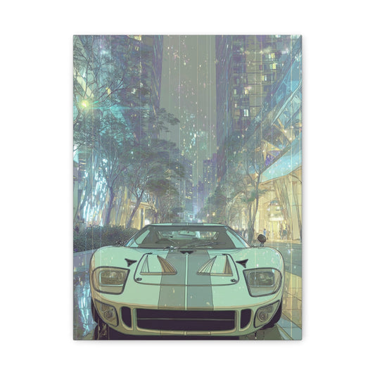Iconic Sports Car Gallery Canvas