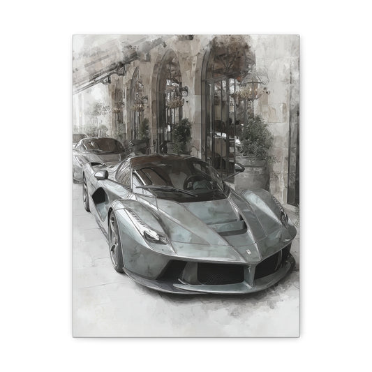 Iconic Sports Car Gallery Canvas