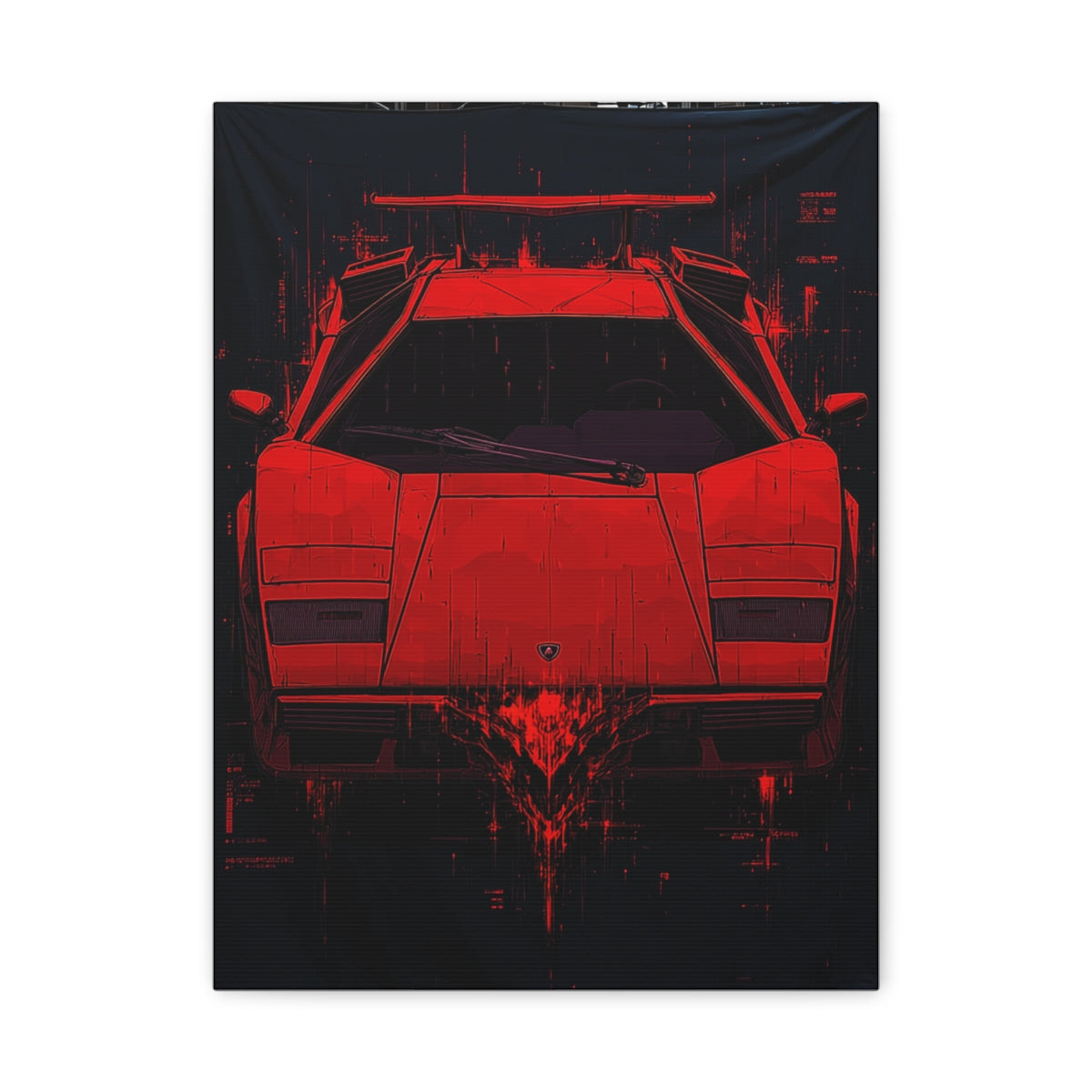 Iconic Sports Car Gallery Canvas